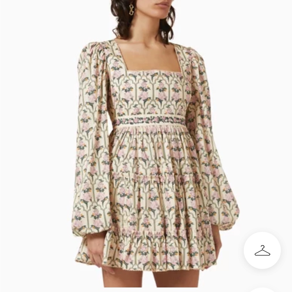 NWT Agua Bendita Avena Peonia Aurora Dress with garment bag